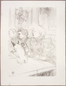 A La Souris, Madame Palmyre da Henri de Toulouse-Lautrec