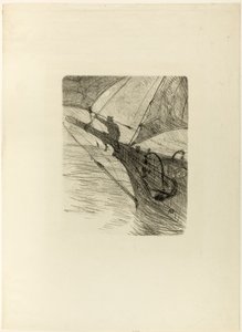 In mare di notte, da Mélodies de Désiré Dihau da Henri de Toulouse-Lautrec