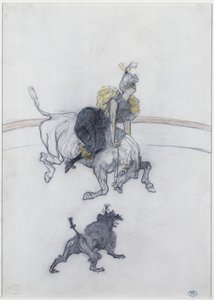 Al circo: Il saluto, 1899 da Henri de Toulouse Lautrec