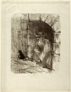 Retro di un negozio a Cracovia, da Au Pied du Sinaï da Henri de Toulouse-Lautrec
