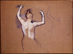 Balletto di Papa Crisantemo (Studio per una delle ballerine)