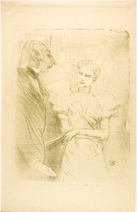 Brandès e Leloir, in Les Cabotins da Henri de Toulouse-Lautrec