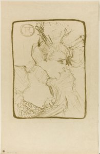 Busto di Mademoiselle Marcelle Lender da Henri de Toulouse-Lautrec