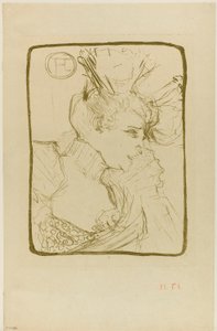 Busto di Mademoiselle Marcelle Lender da Henri de Toulouse-Lautrec