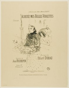 Compra le mie belle violette, da Mélodies de Désiré Dihau da Henri de Toulouse-Lautrec