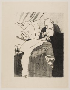 Carnot è malato! da Henri de Toulouse-Lautrec