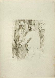 Clemenceau in Busk, da Au Pied du Sinaï da Henri de Toulouse-Lautrec