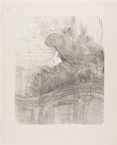 Cléo de Mérode, da Treize Lithographies da Henri de Toulouse-Lautrec