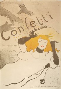 Coriandoli da Henri de Toulouse Lautrec