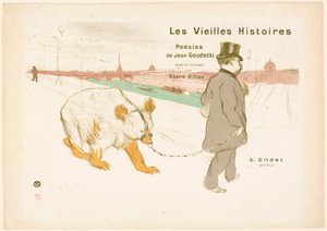 Copertina e frontespizio di Les Vieilles Histoires da Henri de Toulouse-Lautrec