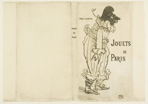 Copertina per "Jouets de Paris" da Henri de Toulouse-Lautrec