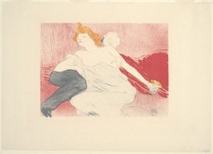 Dissolutezza (seconda tavola) da Henri de Toulouse-Lautrec