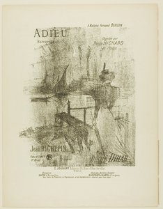 Addio, da Mélodies de Désiré Dihau da Henri de Toulouse-Lautrec