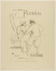 Floréal, da Mélodies de Désiré Dihau da Henri de Toulouse-Lautrec