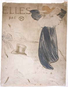 Frontespizio per "Elles" (litografia a colori)