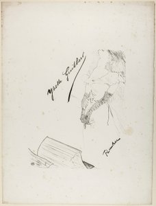 Frontespizio per Yvette Guilbert da Henri de Toulouse-Lautrec