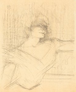 In "La glu" da Henri de Toulouse-Lautrec
