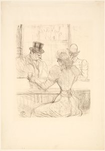 Nel Bar Picton (American Bar), rue Scribe da Henri de Toulouse-Lautrec