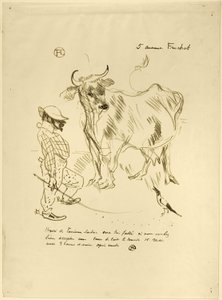 Invito a un bicchiere di latte da Henri de Toulouse-Lautrec