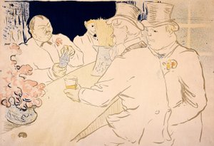 Irish and American Bar, rue Royale - The Chap Book da Henri de Toulouse-Lautrec