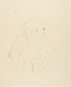 Jane Hading, da Treize Lithographies da Henri de Toulouse-Lautrec
