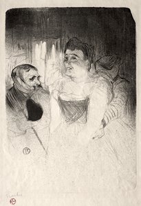 Judic nella loggia da Henri de Toulouse-Lautrec