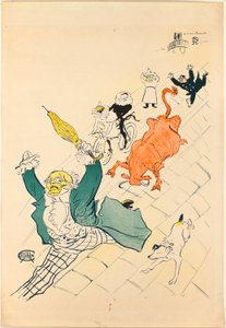 La mucca arrabbiata da Henri de Toulouse-Lautrec