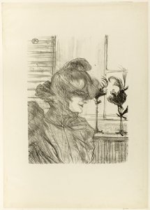 Le Margoin (Mademoiselle Louise Blouet) da Henri de Toulouse-Lautrec
