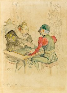 Le bézigue da Henri de Toulouse-Lautrec