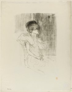 Usuraio seduto da Henri de Toulouse-Lautrec