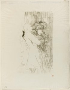 Lender e Auguez in La Chanson de Fortunio da Henri de Toulouse-Lautrec