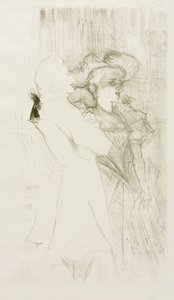 Lender e Auguez in "La canzone della fortuna" da Henri de Toulouse-Lautrec