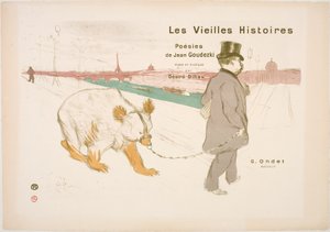 Le vecchie storie, copertine da Henri de Toulouse-Lautrec