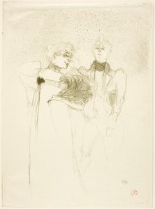 Mademoiselle Lender, in Madam Satan da Henri de Toulouse-Lautrec