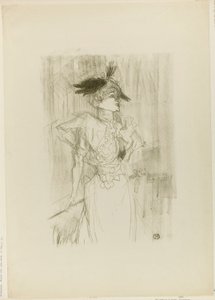 Mademoiselle Marcelle Lender, in Piedi da Henri de Toulouse-Lautrec