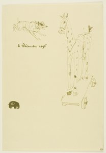 Menu Sylvain da Henri de Toulouse-Lautrec