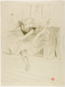 Miss Ida Heath, Danzatrice Inglese da Henri de Toulouse-Lautrec