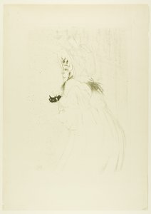 Miss May Belfort che fa un inchino da Henri de Toulouse-Lautrec