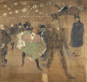 Pannelli per la baracca della Goulue, alla Fiera del Trono a Parigi da Henri de Toulouse-Lautrec
