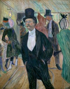 Ritratto di Henri Fourcade (Monsieur Henri Fourcade al ballo) da Henri de Toulouse Lautrec