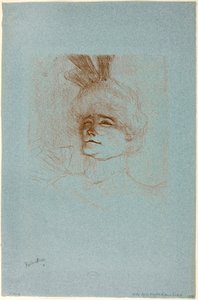 Ritratto di Mademoiselle Marcelle Lender, vista a tre quarti da Henri de Toulouse-Lautrec