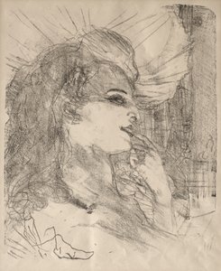 Ritratti di attori e attrici: Tredici litografie: Anna Held da Henri de Toulouse-Lautrec