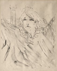 Ritratti di attori e attrici: Tredici litografie: Sarah Bernhardt da Henri de Toulouse-Lautrec