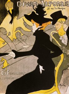 Poster per Divan Japonais da Henri de Toulouse Lautrec