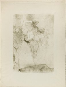 Vista posteriore di Lender che balla il Bolero in Chilpéric da Henri de Toulouse-Lautrec