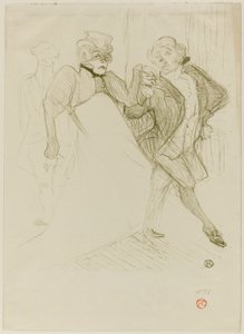 Réjane e Galipaux, in Madame Sans-Gêne da Henri de Toulouse-Lautrec