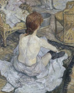 Rousse, noto anche come La Toilette da Henri de Toulouse-Lautrec