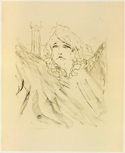 Sarah Bernhardt, da Treize Lithographies da Henri de Toulouse-Lautrec