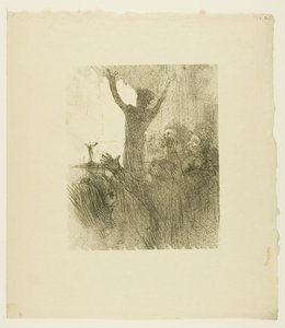 Schlomé Fuss nella sinagoga, da Au Pied du Sinaï da Henri de Toulouse-Lautrec