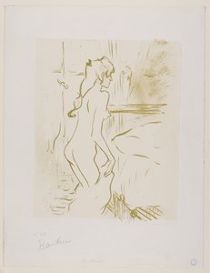 Studio di una donna da Henri de Toulouse-Lautrec